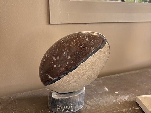 Trophée en ballon de rugby