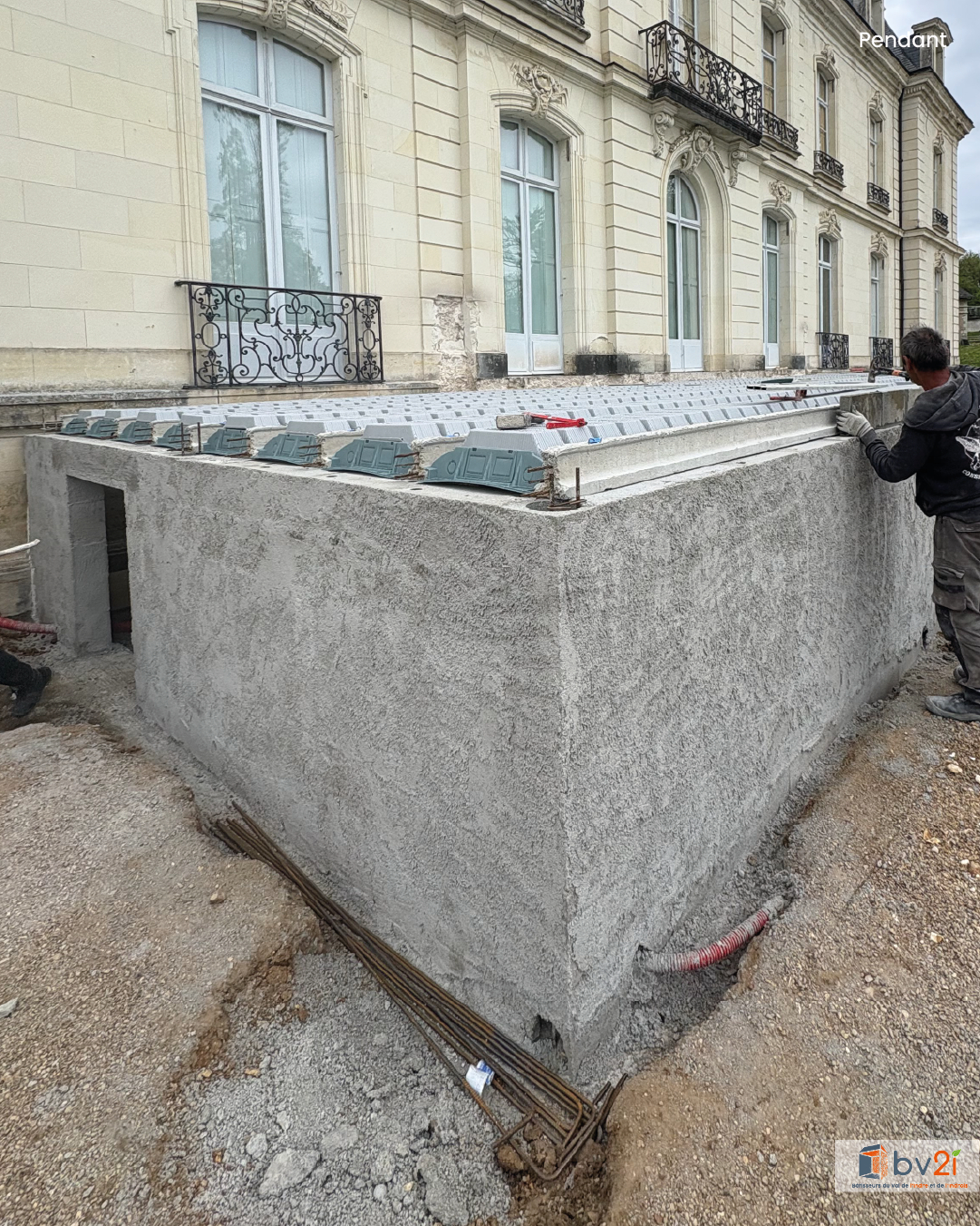 Aménagement extérieur : agrandissement d’une terrasse en pierre naturelle