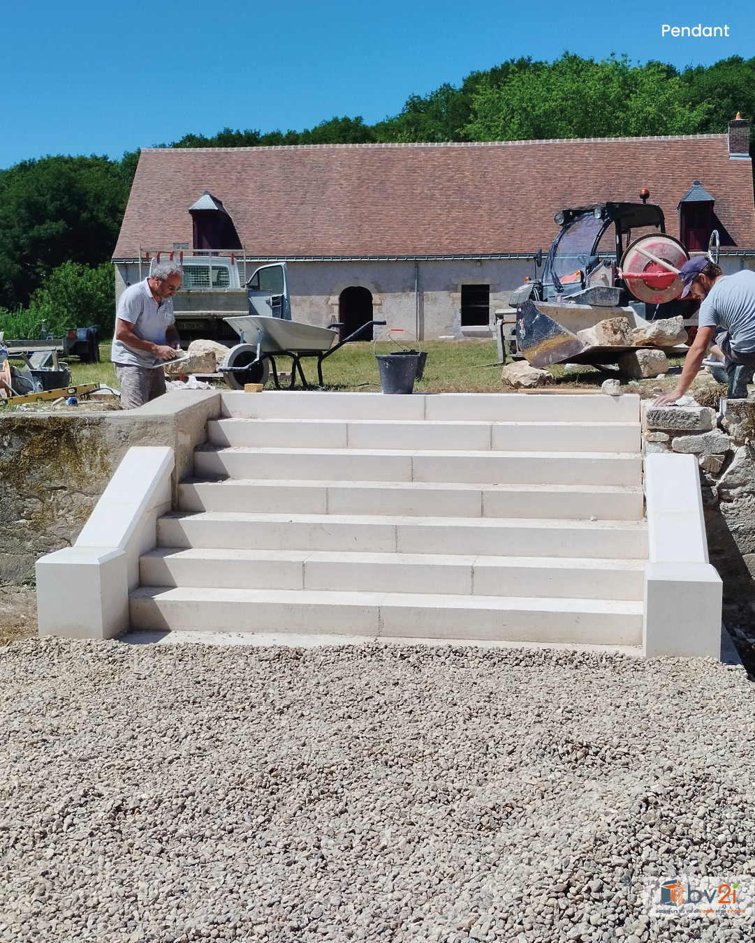 Escalier de jardin en pierre : structurer les niveaux avec élégance