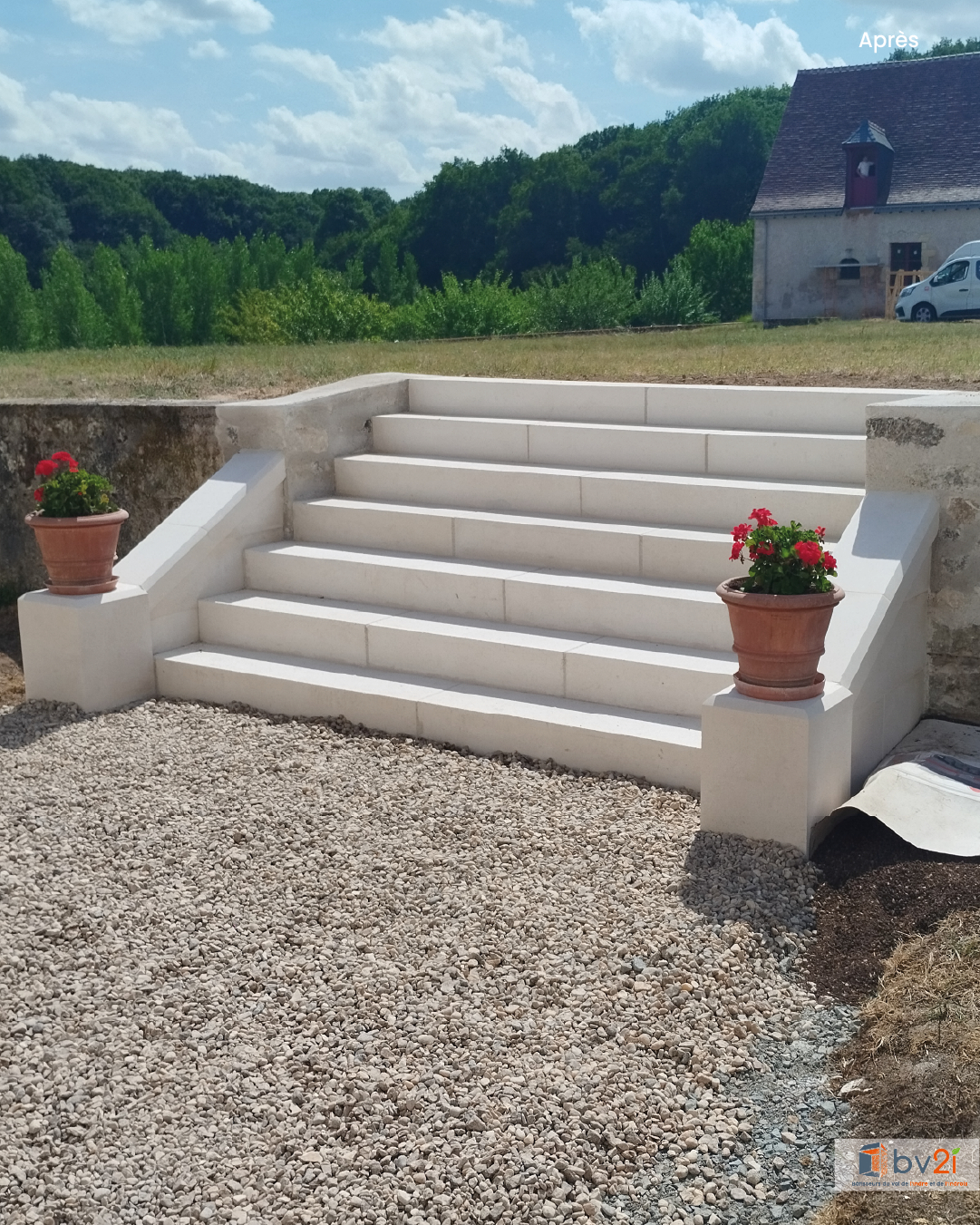 Escalier de jardin en pierre : structurer les niveaux avec élégance